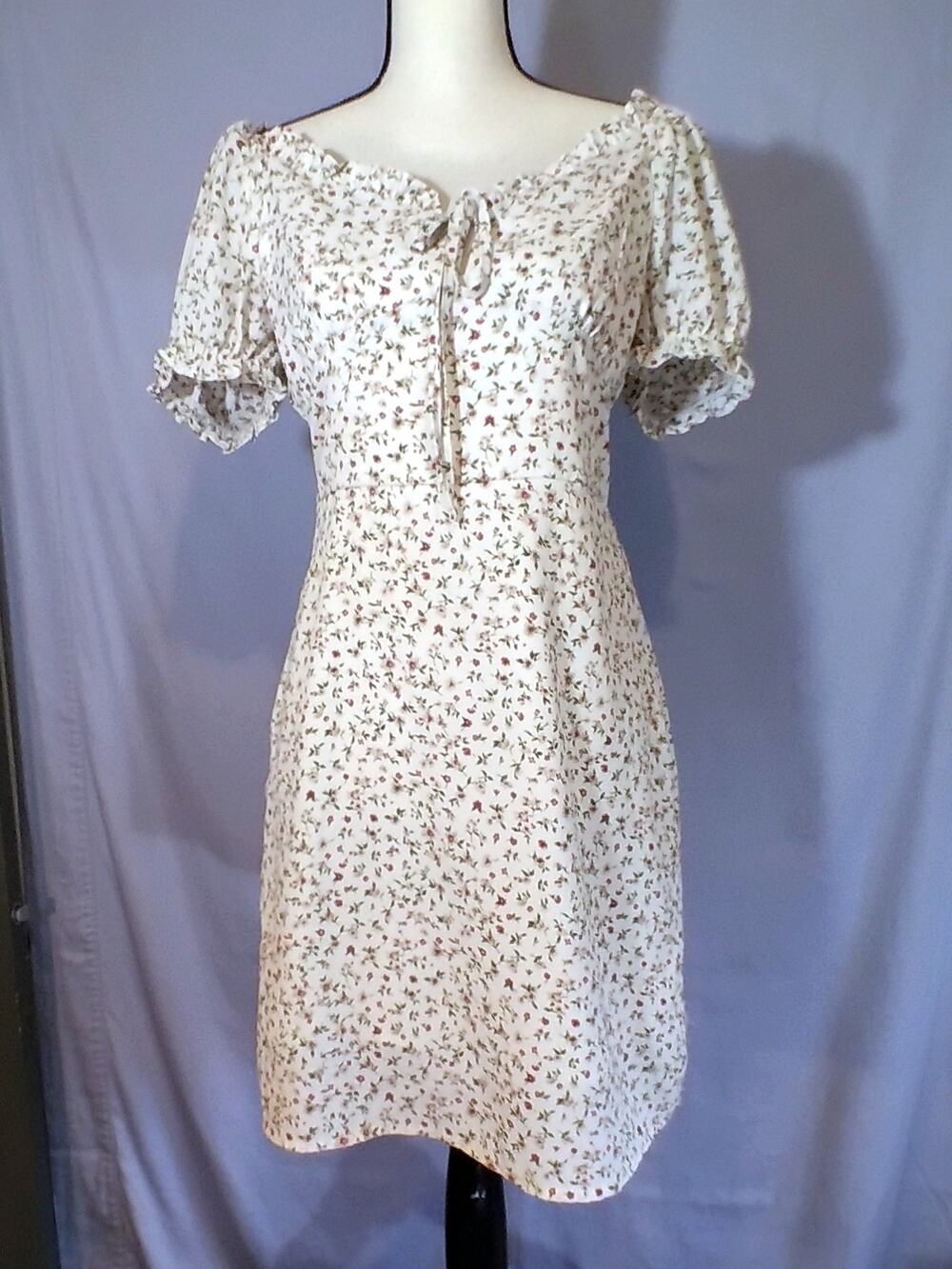 Romwe Y2K Style Floral Dress